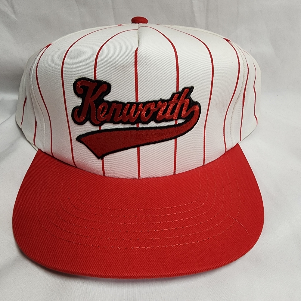 Vintage Kenworth Striped Embroidered Baseball Cap NWOT